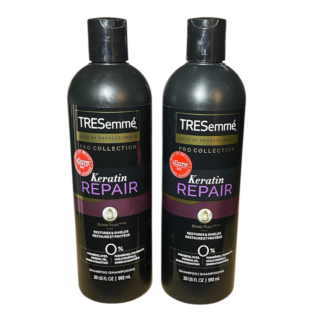 2 Pack TRESemmé Pro Collection Keratin Repair Shampoo, Bond Plex 20oz